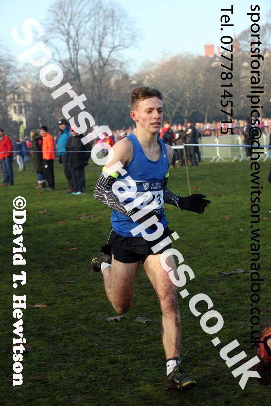 Junior men, European Cross Country Trials, Sefton Park, Liverpool. Photo: David T. Hewitson/Sports for All Pics